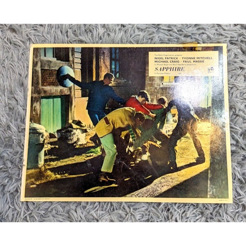 Sapphire 1959 Lobby Card Movie Poster French Thriller Nigel Patrick British UK